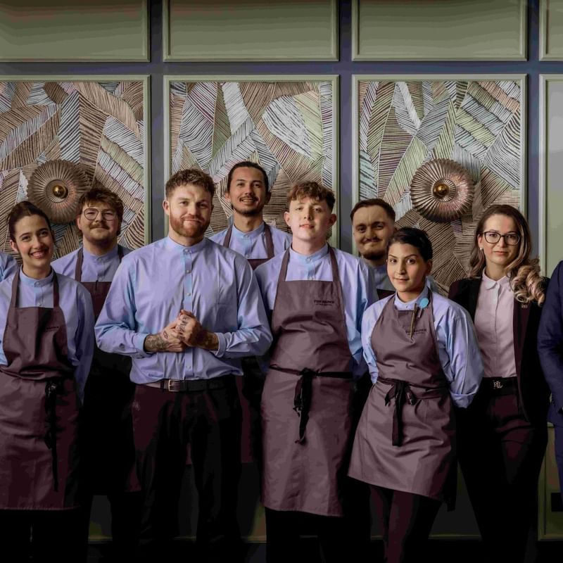 The chef and team at Tom Brown at The Capital by Warwick