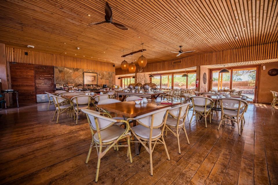 Restaurant at Hotel Cumbres San Pedro de Atacama in Chile