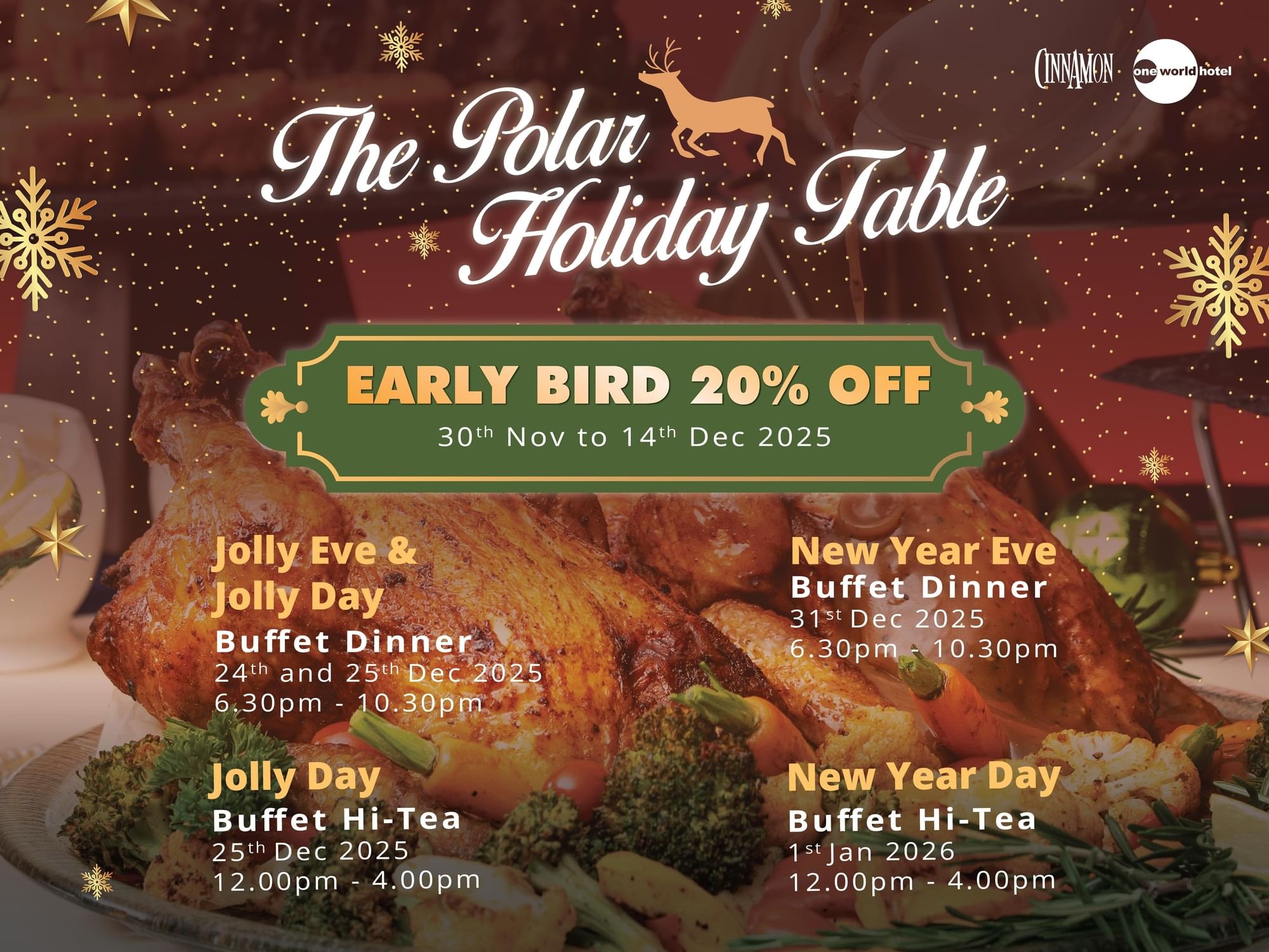 The Polar Holiday Festive Buffet