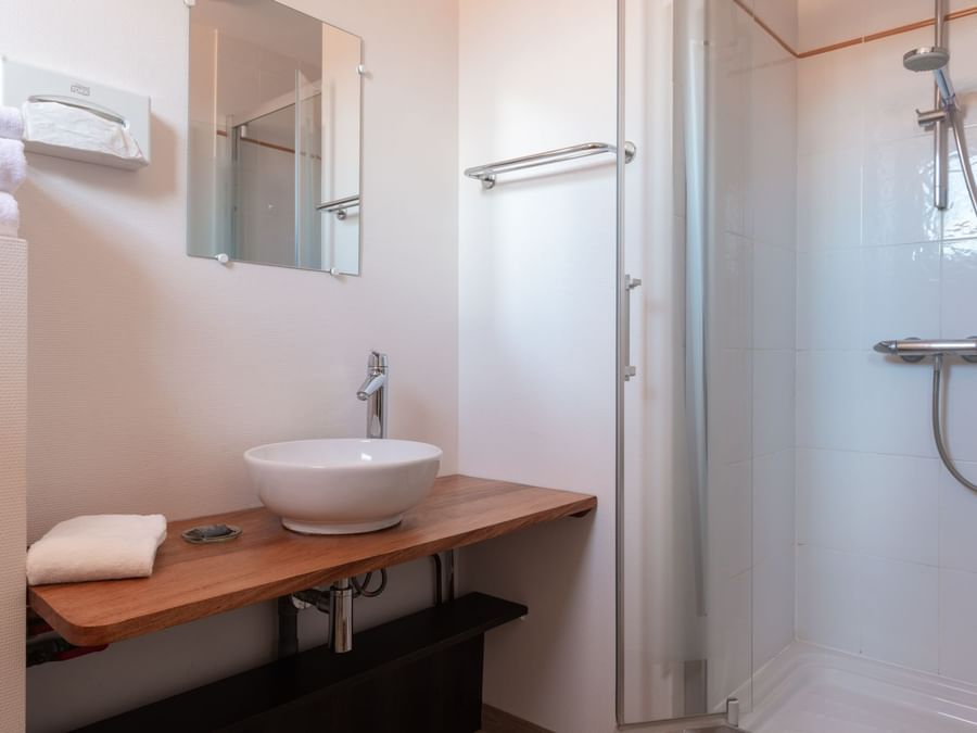Bathroom vanity in bedrooms at La Villa West & Spa
