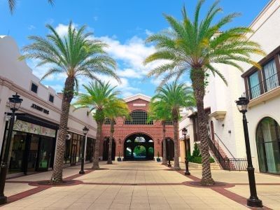 Disney Springs shopping area