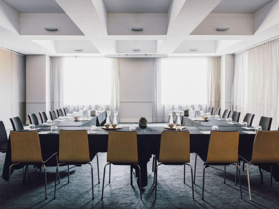 Dining table & pantry in Gold Suite at The Como Hotel Melbourne
