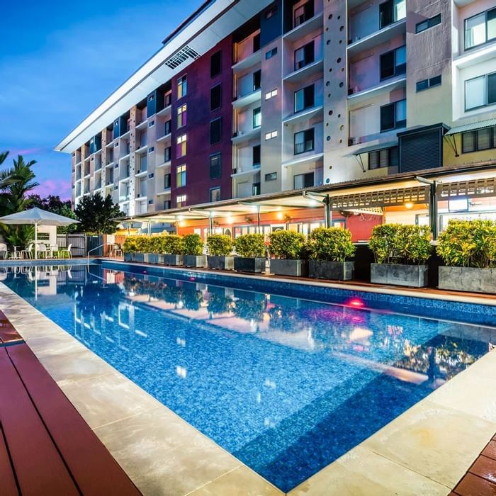 Exterior view of the pool area at Novotel Darwin Airport