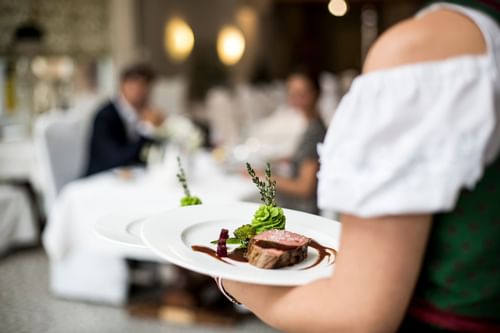 Abendgerichte im Wellnesshotel Liebes Rot Flüh, Haldensee Tirol