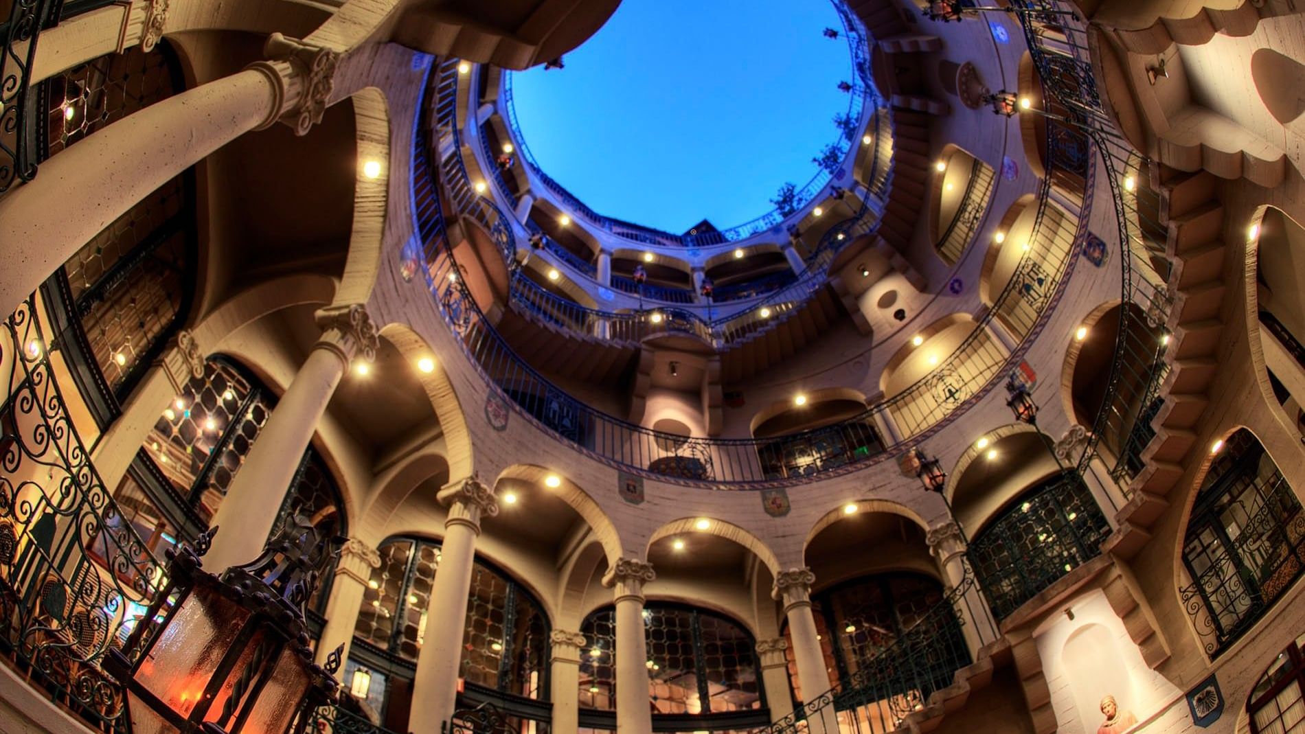 Rotunda Staircase from the bottom