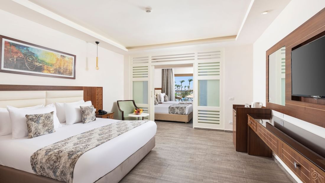 Large Family Room with Sea View at Pickalbatros Royal Moderna Resort in Sharm El Sheikh