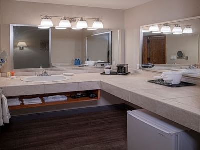 Hotel Room Vanity area at Bay Club Hotel