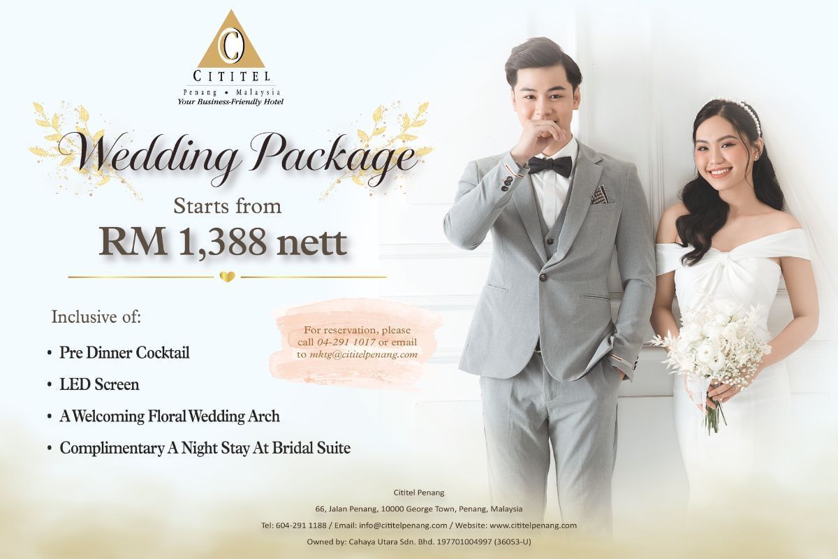 Wedding Package | Cititel Penang Hotel, image size:1200x800