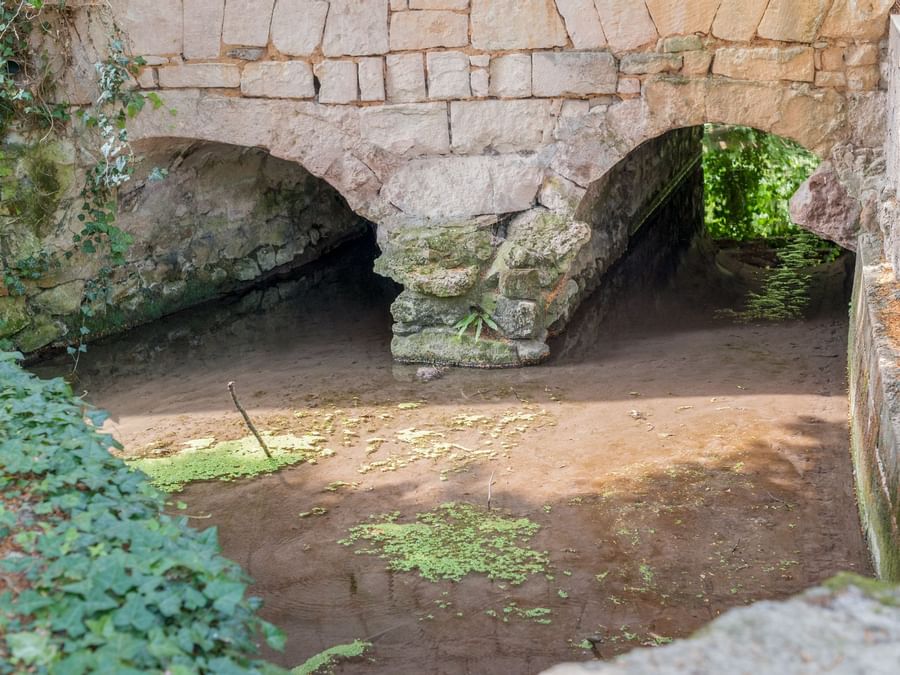 A bunker with running water at domaine de presle saumur