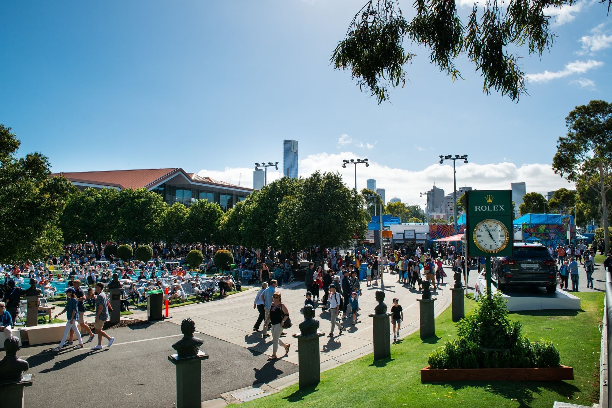 People in Chapel Street near The Como Hotel Melbourne