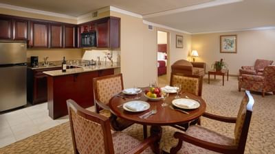 open living, dining room and kitchen