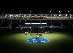 Exploria Stadium, home of the Orlando City Soccer team. 