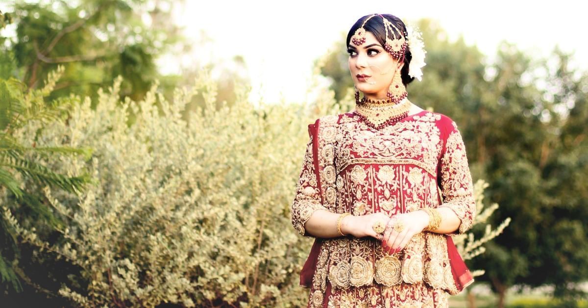 Pakistani bride at Gorse Hill in Surrey