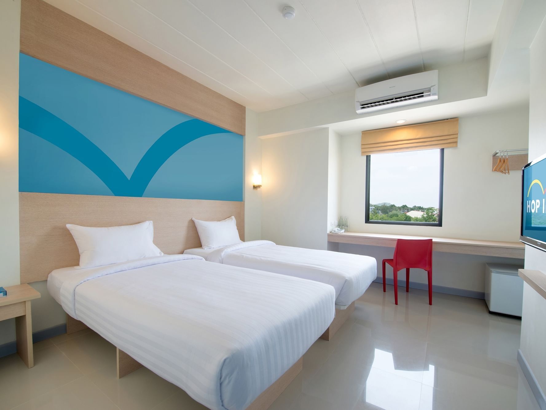 จองห้องมาตรฐาน เตียงคู่ของโรงแรมฮ็อป อินน์ ประเทศไทย