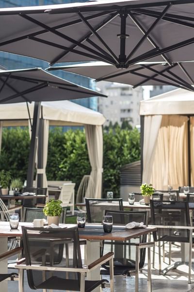 Terrace at Zijin Hotel Belgrade