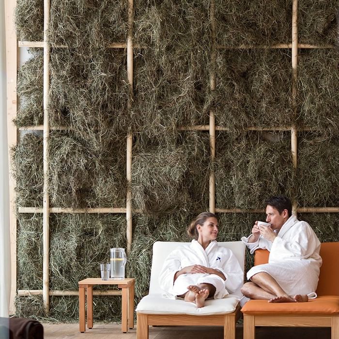 Couples relaxing in Spa at Falkensteiner Hotel Schladming