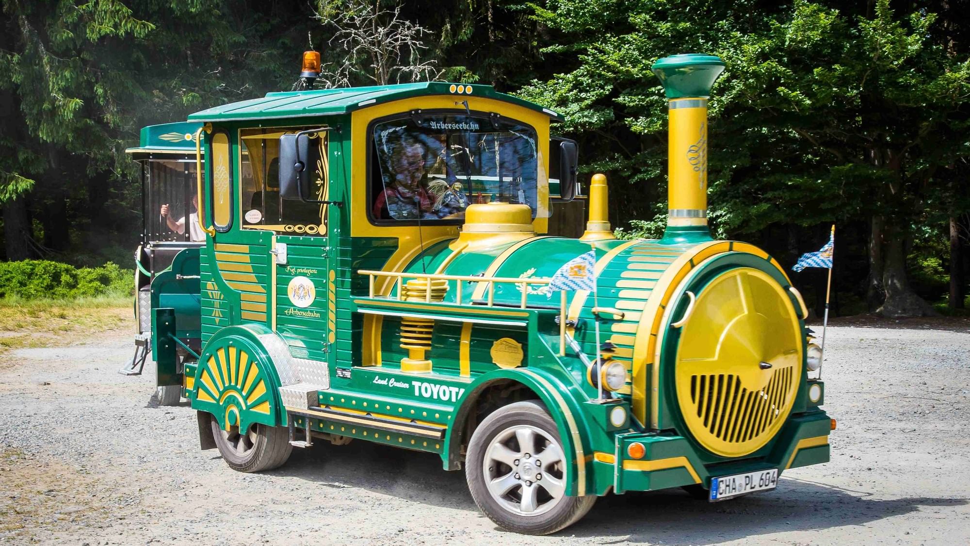 Close up of a toy train at Original Hotels
