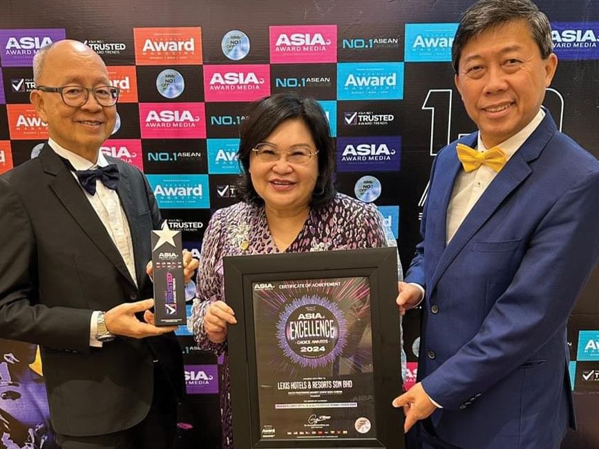 Lexis Hotel Group Shines Bright with Asia Excellence Choice Award 2024