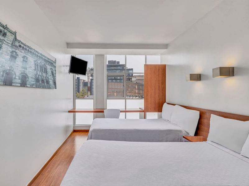 Camas dobles en Habitación Superior en Fiesta Americana Travelty