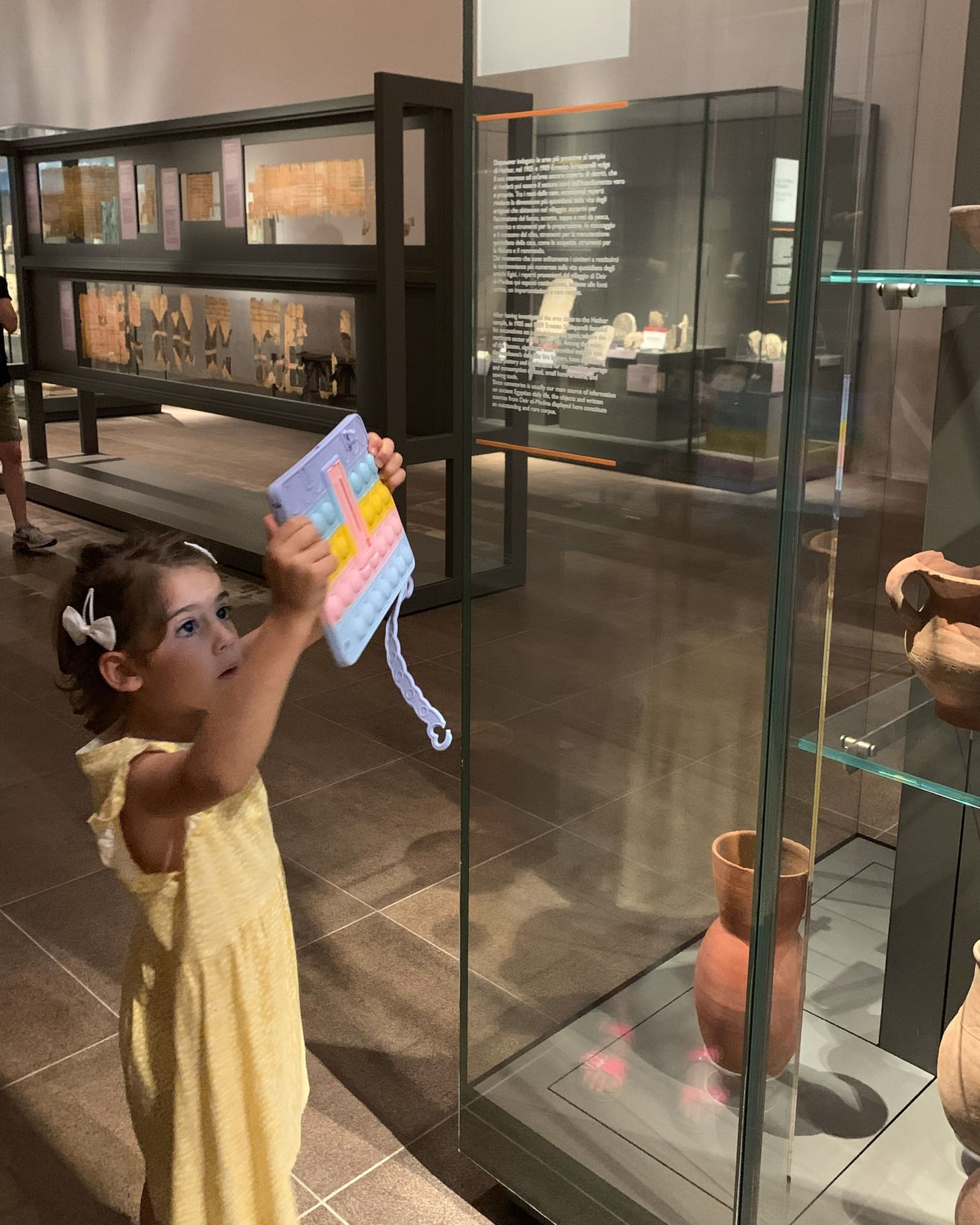 Visiting the Egyptian Museum in Turin with children