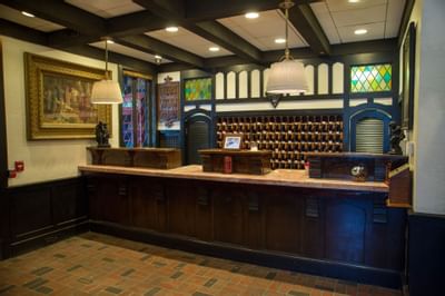 front desk at Cheshire Inn