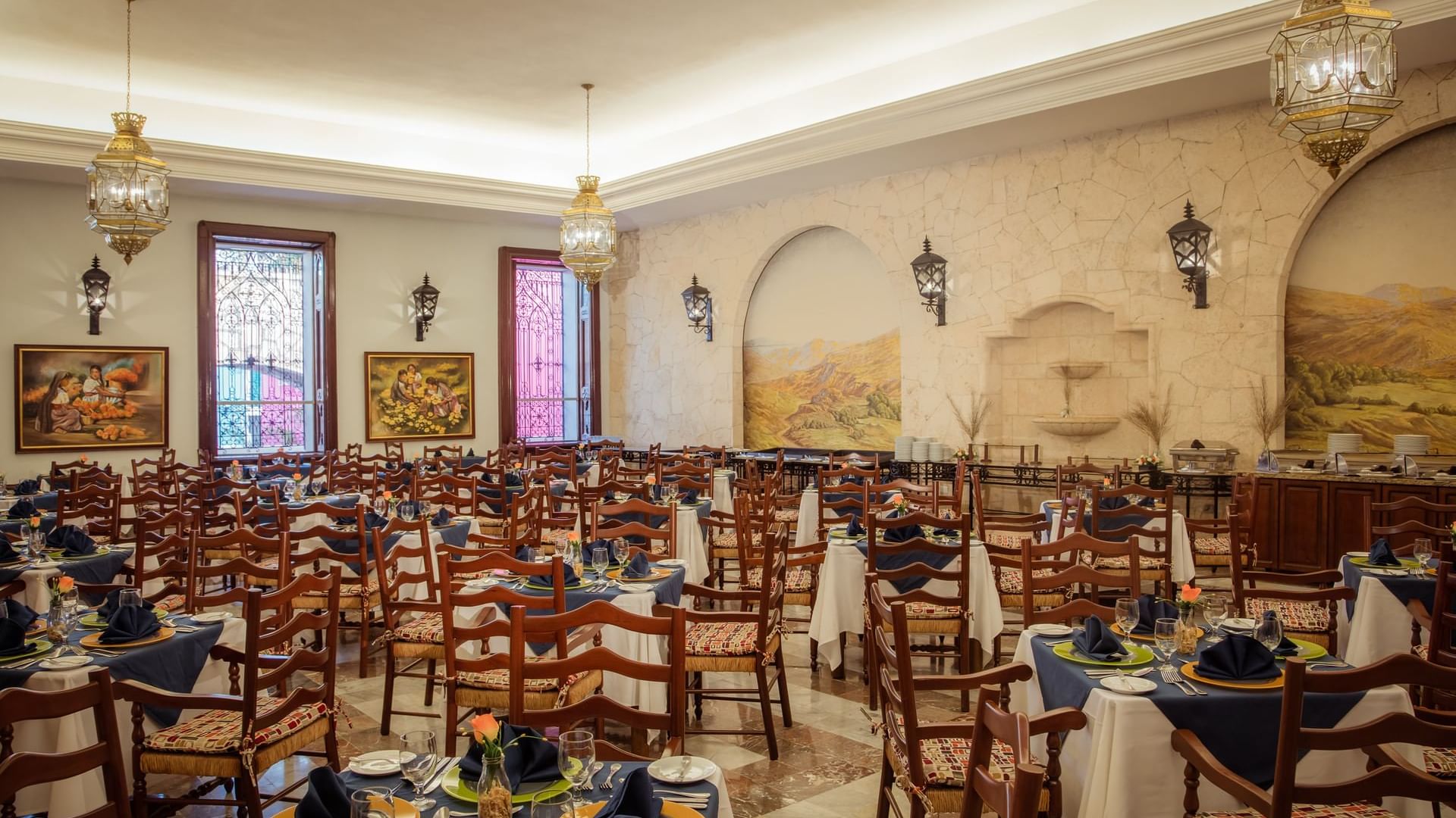 Interior of a restaurant at Gamma Mérida el Castellano