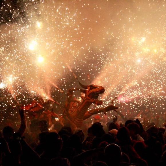 Night of fire. Sant Bartomeu