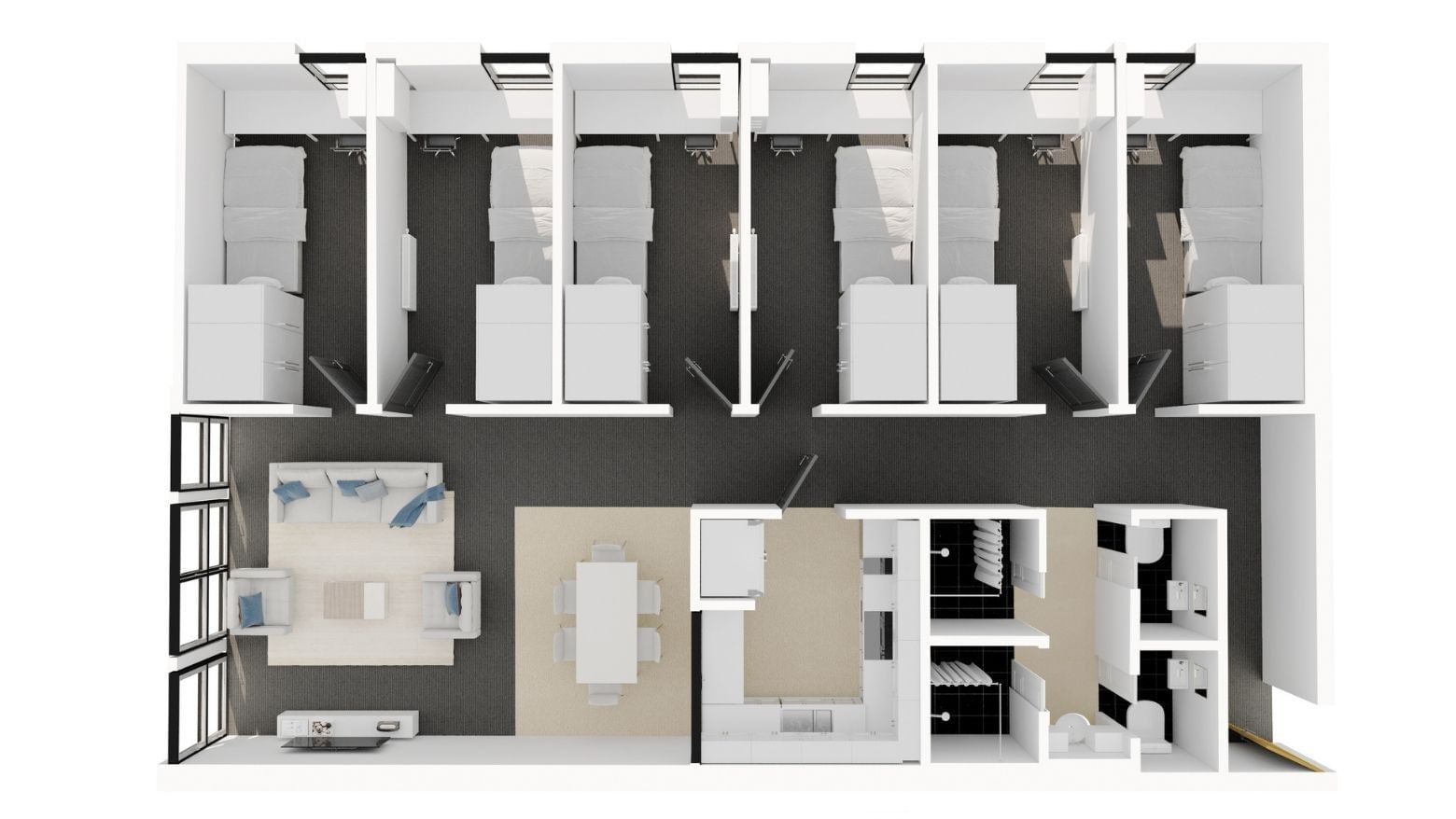 6 Bedroom Apartment FP