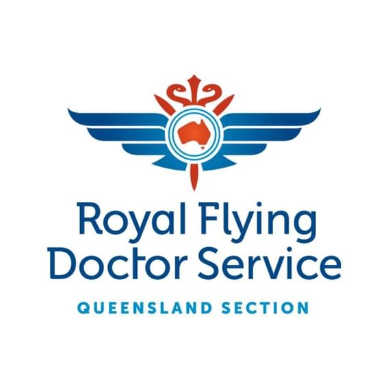 Logo of Royal Flying Doctor Service used at Alcyone Hotel Residences