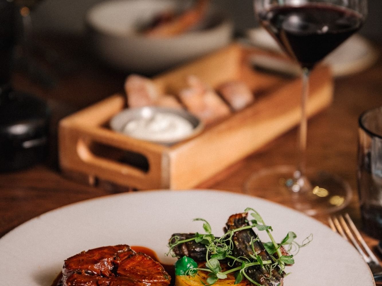 Fine dining at ABION Spreebogen Waterside Hotel Berlin