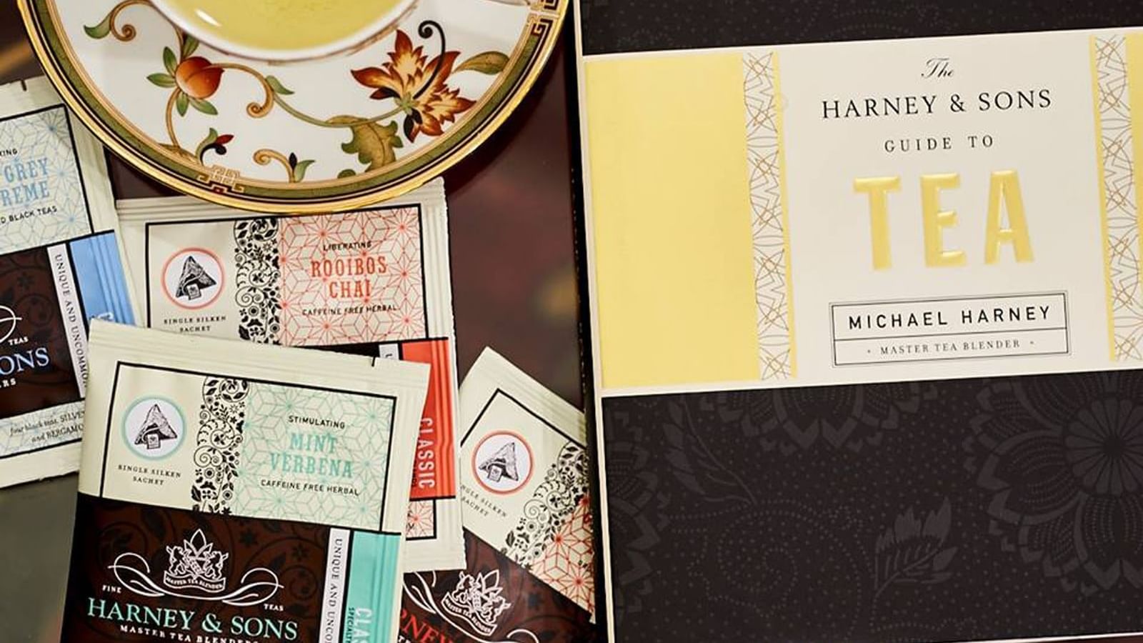 Tea & magazines on the Afternoon high tea table, Townsend Hotel