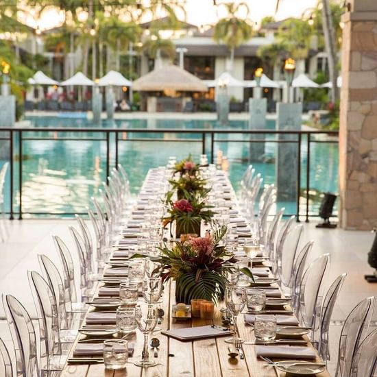 Dining at events at Pullman Port Douglas sea temple resort and spa 