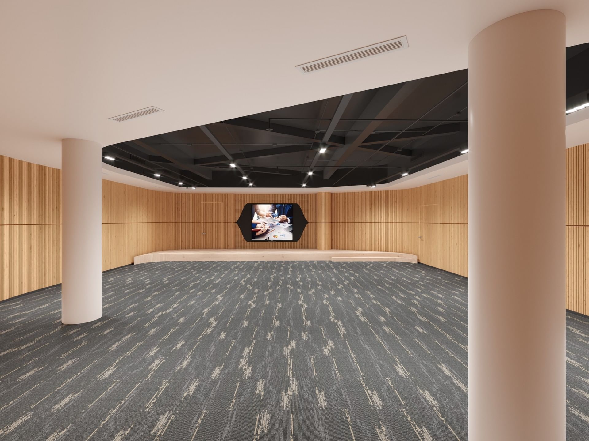 Interior view of the Auditorium of Hotel Wyndham Grand Mexico
