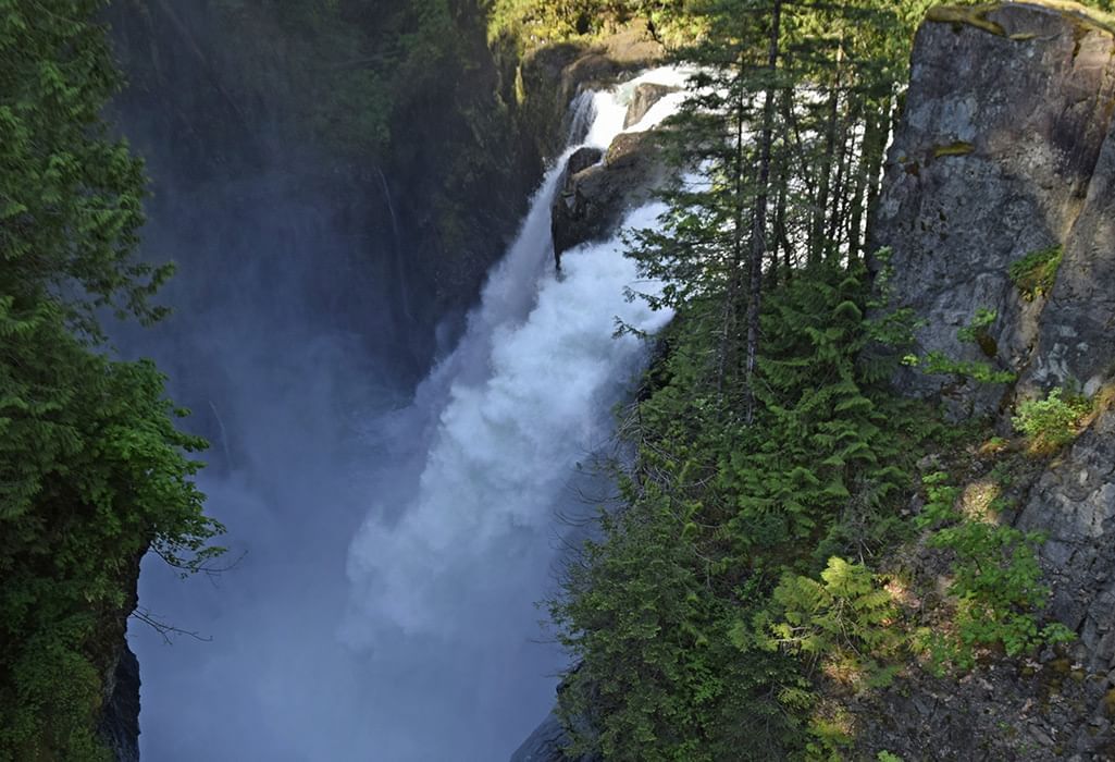 Elk Falls near Campbell River, BC