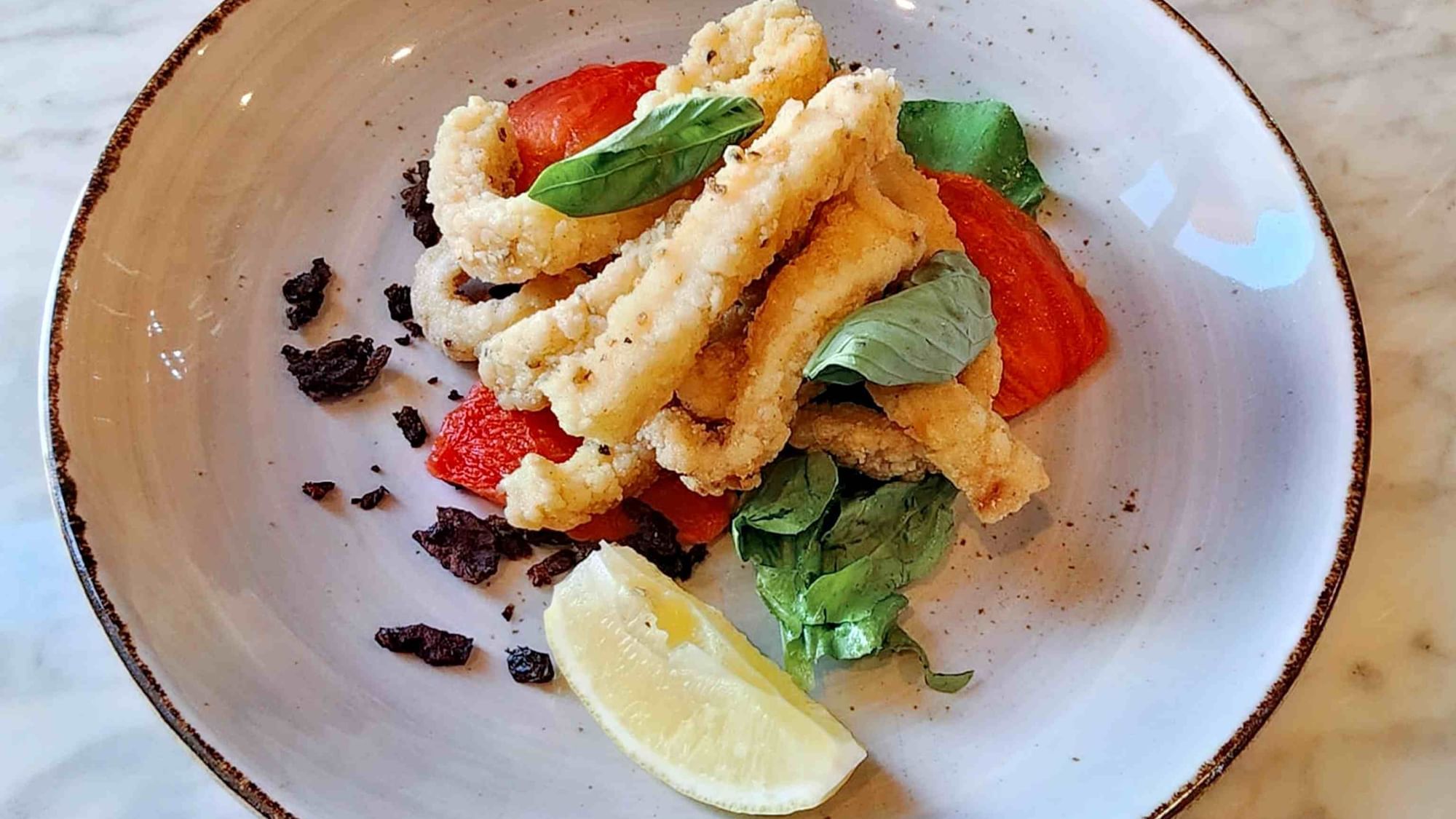 yummy salt and pepper squid at karinyas restaurant