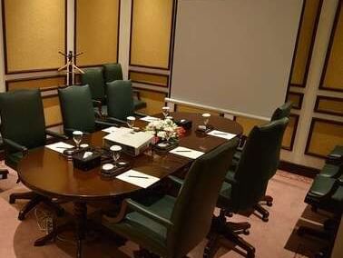Table setup in Altit meeting room at Islamabad Serena Hotel