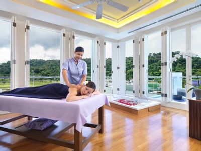 Women enjoying a massage in Danna Spa at Danna Langkawi