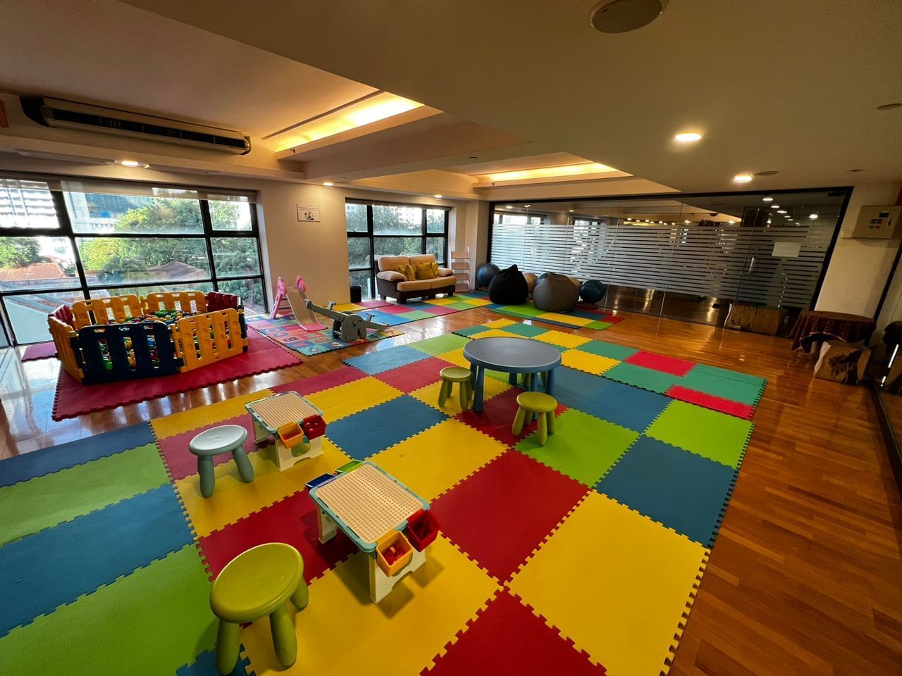 Colorful toys & furniture in Kids Room at Hotel Maya Kuala Lumpur City Centre