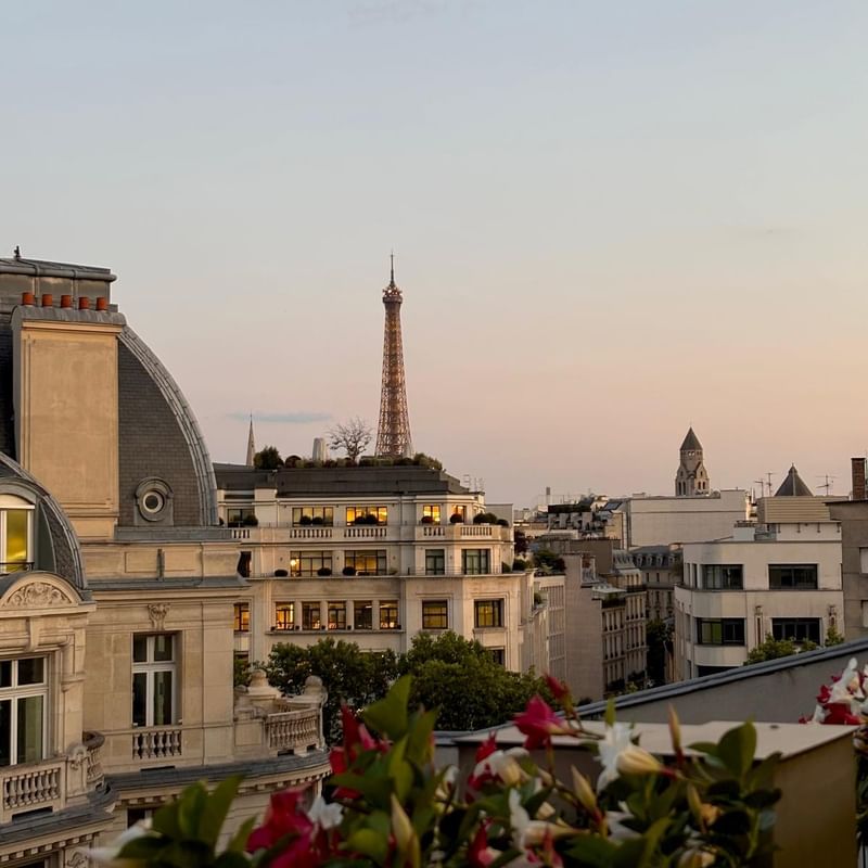 Views from Warwick Paris rooftop