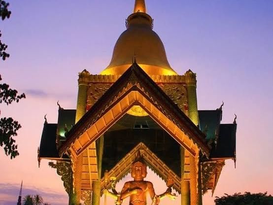 Buddha statue in 4 Brahma Statue Art near Vasa Hotel Surabaya