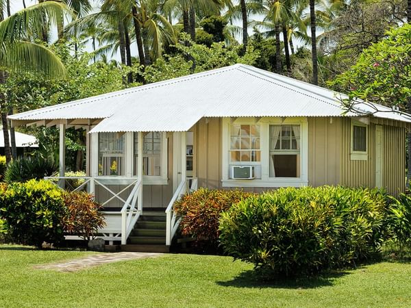 Waimea Plantation Cottages Cottage 66 Exterior with trees and bushes
