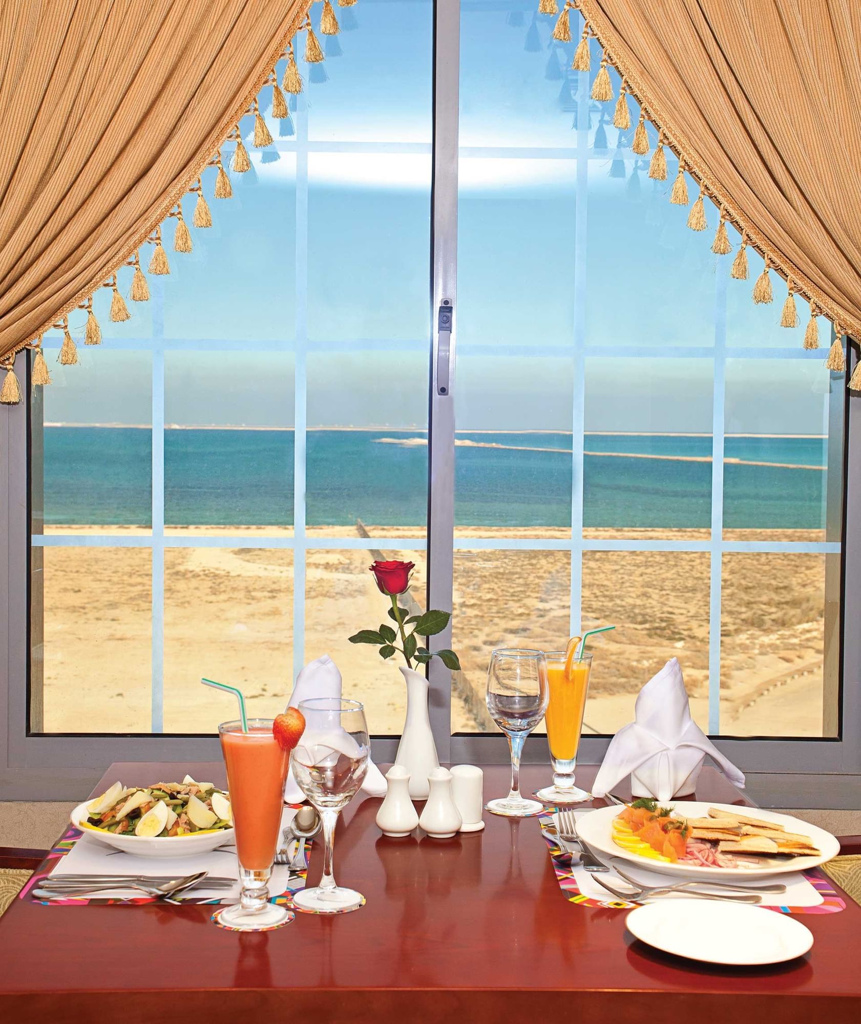 Fine dining at Coral Jubail Hotel