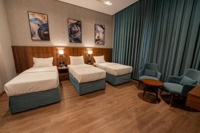 Accommodation at Elaf Qinwan Hotel