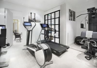 Fitness center at Patrick Hellman Schlosshotel