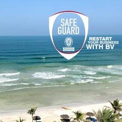 Poster of safeguard certification at Ajman Hotel