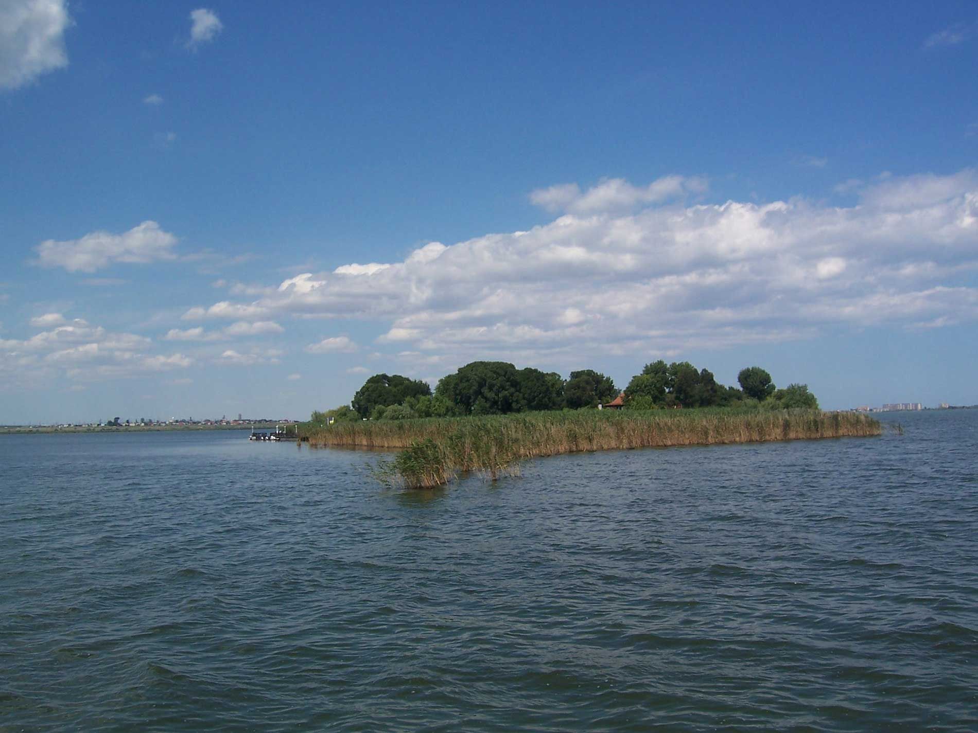 Landscape view of The Ovidiu Island near Ana Hotels in Romania