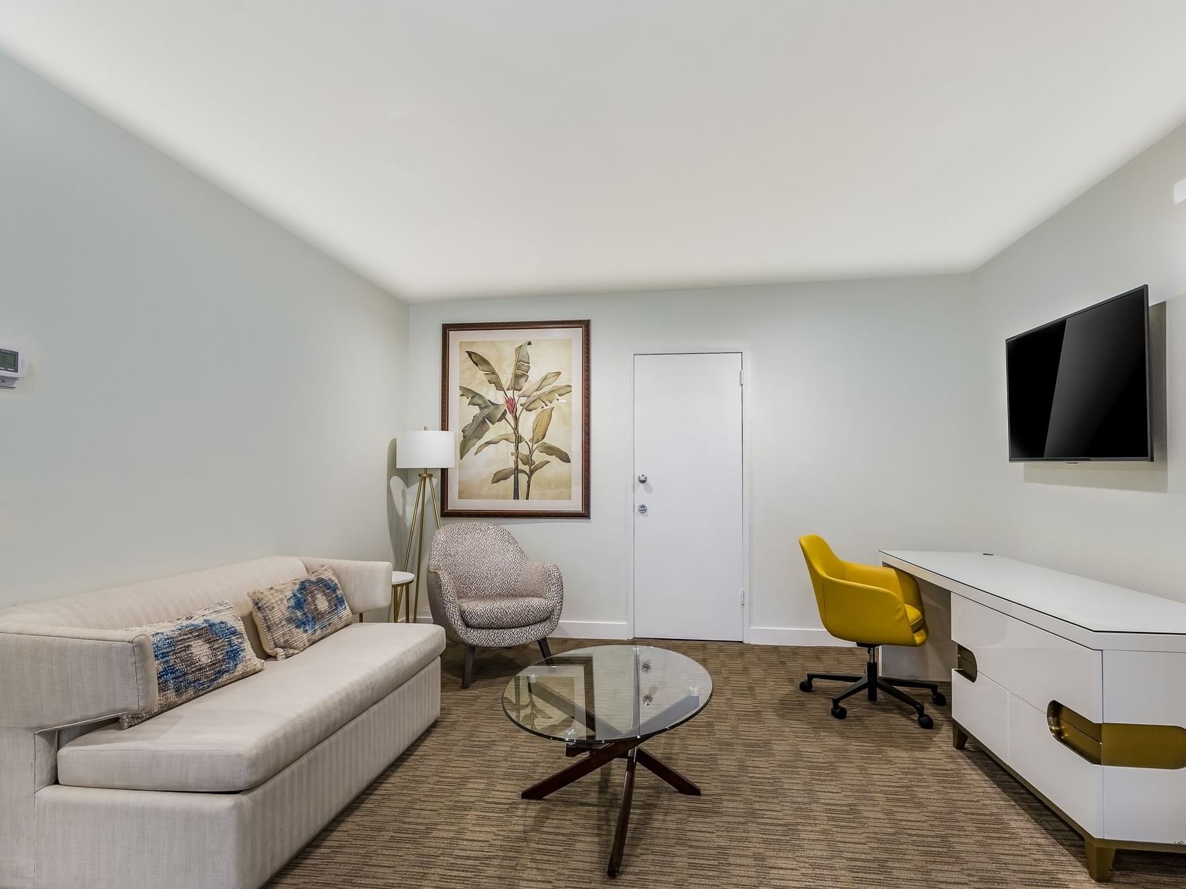 Living area of Coronado Jr. Suite, The Anaheim Hotel
