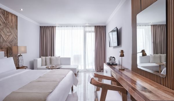 Superior Doppelzimmer mit seitlichem Meerblick