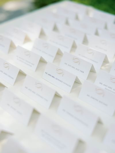 Wedding thank you cards served at Luxe Sunset Boulevard