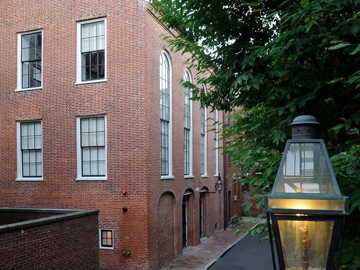 Exterior view of African Meeting House near The Godfrey Hotel